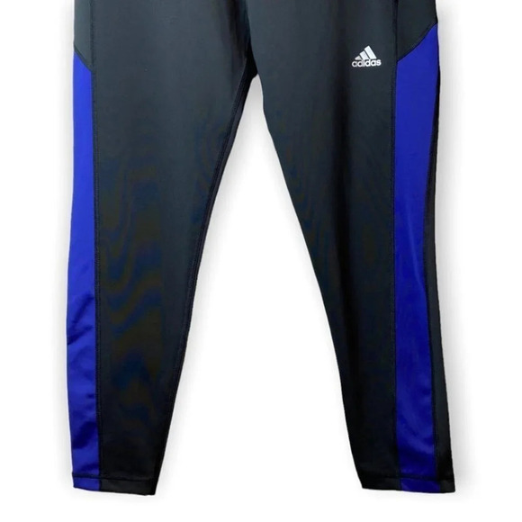 Adidas Techfit Climalite Medium Compression Black & Purple Leggings - Picture 5 of 9
